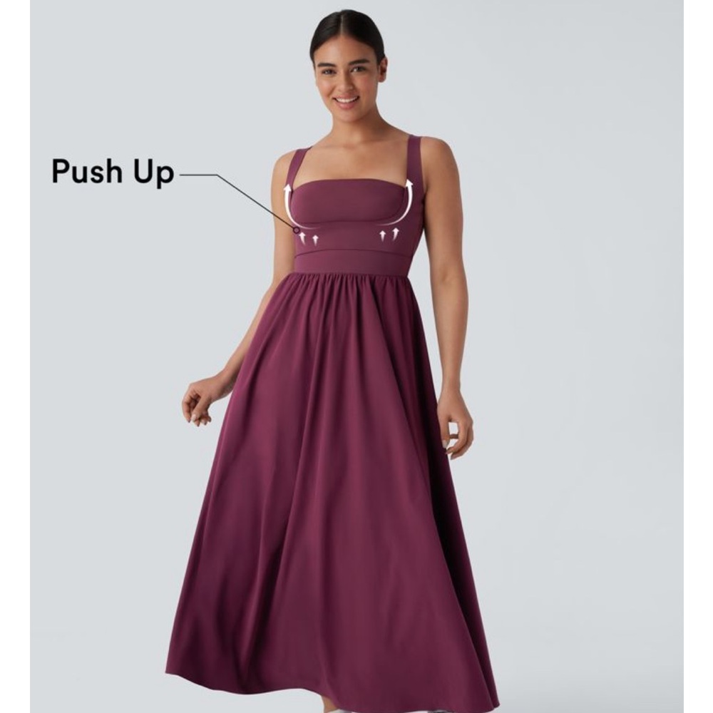 HALARA Plum Maxi Dress